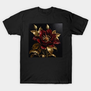 Metallic Flower T-Shirt